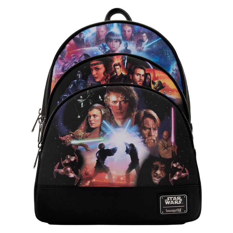Loungefly Star Wars Prequel Trilogy backpack 34cm Nerdscape