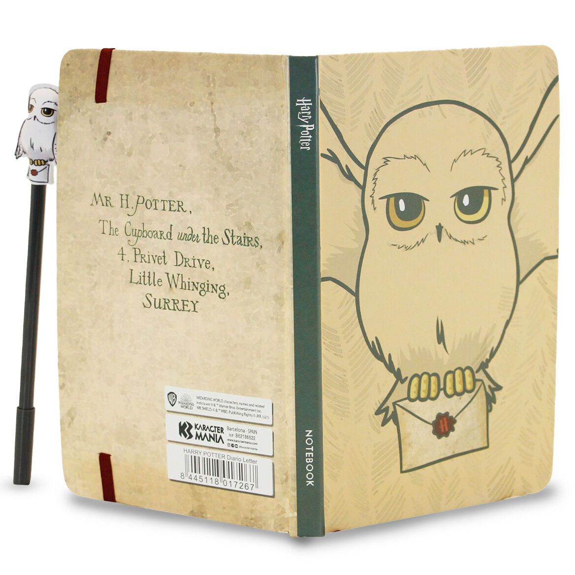Harry Potter Hedwig set diary + pen Nerdscape