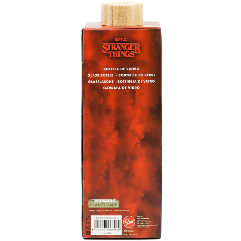 Stranger Things glass bottle 1030ml Nerdscape