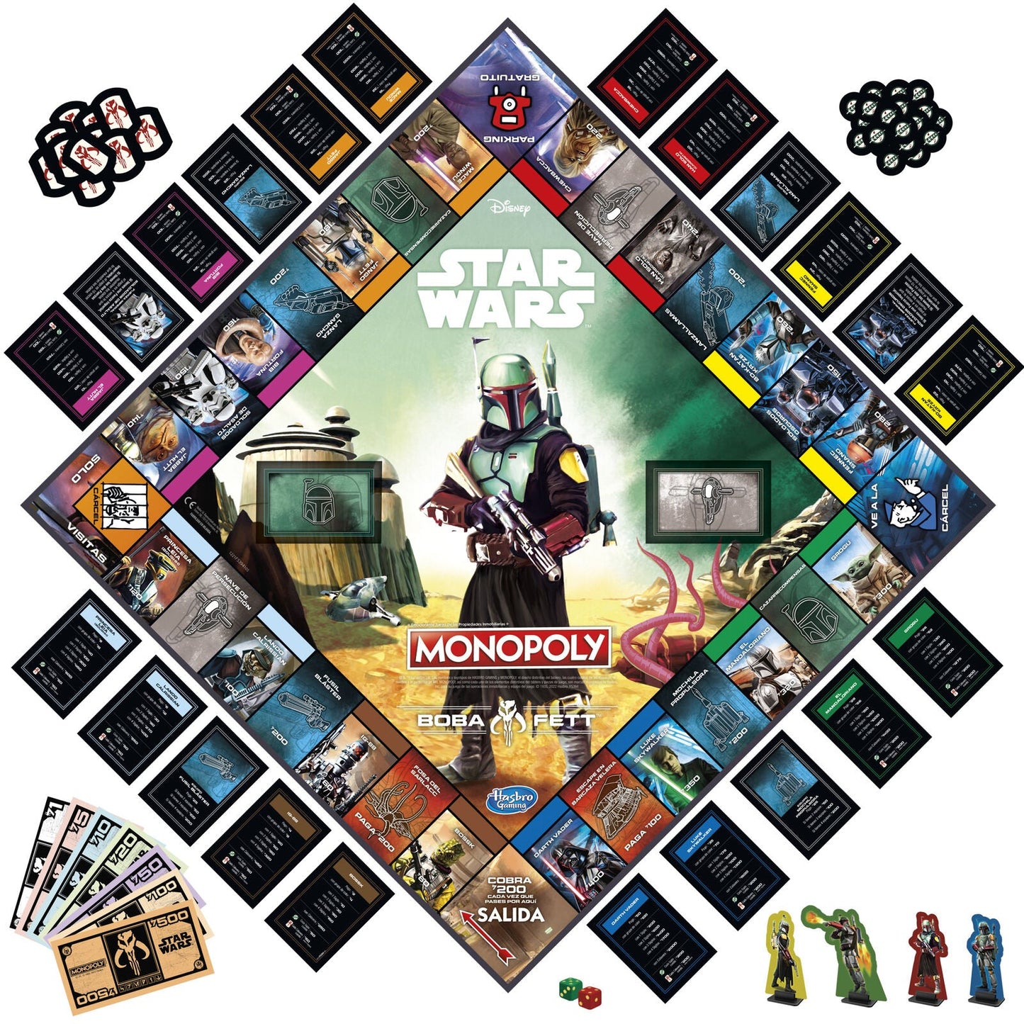 Monopoly Boba Fett Star Wars - Figura da Collezione - Nerdscape Nerdscape