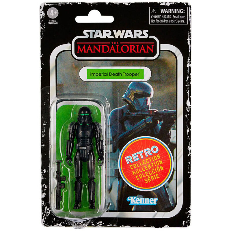 Star Wars Imperial Death Trooper The Mandalorian Retro Collection Figura da Collezione - Nerdscape Nerdscape