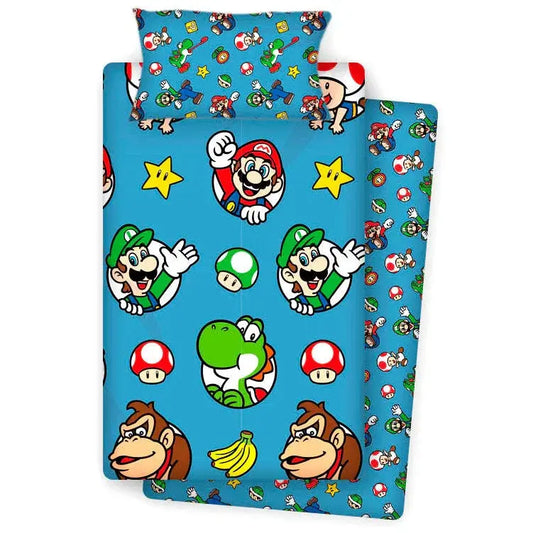 Super Mario Bros sheets set bed 90cm Nerdscape