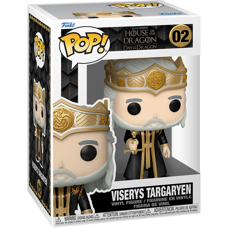 Figurine POP Game of Thrones Maison du Dragon Viserys Targaryen
