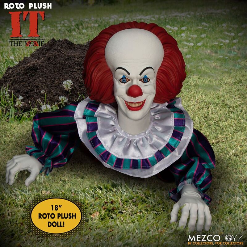 Poupée Pennywise MDS 46 cm, tirée du film « Ça » de Stephen King (1990).