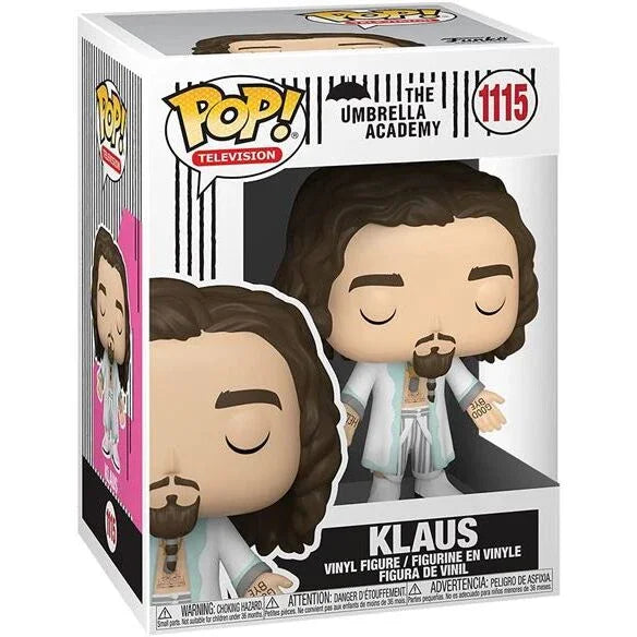Funko Pop! Umbrella Academy Klaus - Figura da Collezione Vinyl Nerdscape