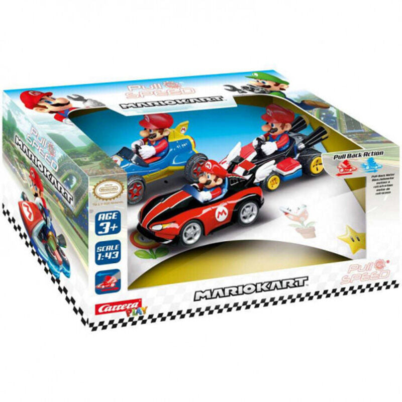 Mario Kart Mario Pull Speed set 3 cars Nerdscape