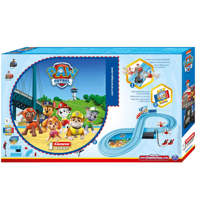 Paw Patrol Chase & Marshall Racing circuit Nerdscape