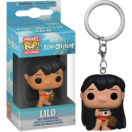 Porte-clés Pocket POP Disney Lilo et Stitch Lilo avec appareil photo