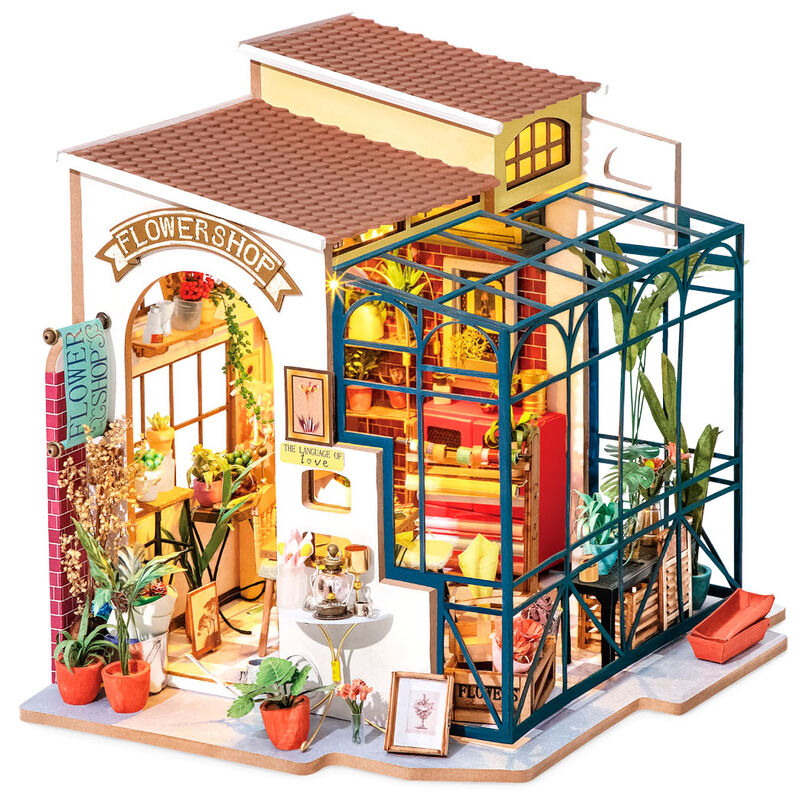 Emily s Flower Shop miniature house model 258pcs Nerdscape