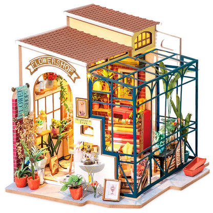 Emily s Flower Shop miniature house model 258pcs Nerdscape