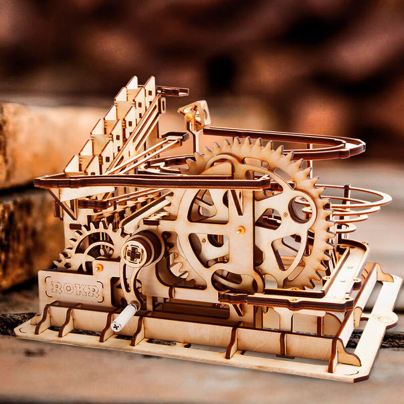 Waterwheel coaster model Nerdscape