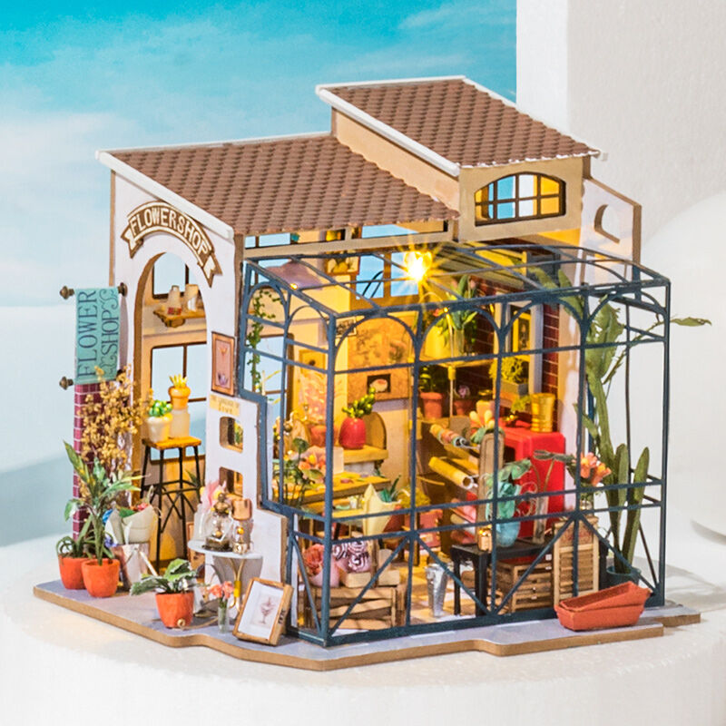Emily s Flower Shop miniature house model 258pcs Nerdscape