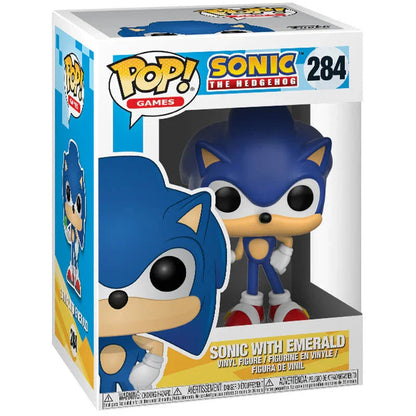 POP figure Sonic with Emerald Nerdscape