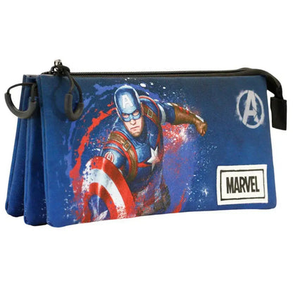 Marvel Captain America Full triple pencil case Nerdscape