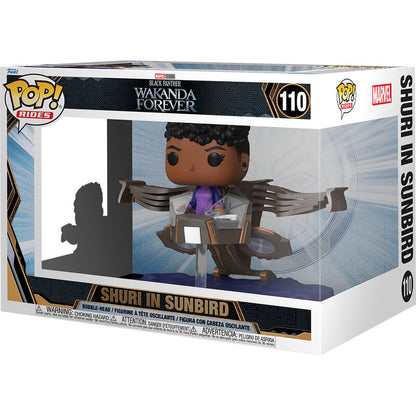 POP figure Black Panther Wakanda Forever Shuri in Sunbird Nerdscape