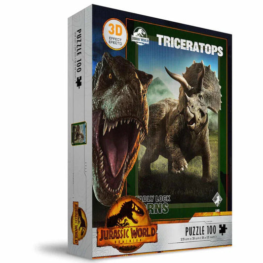 Jurassic World Triceratops 3D puzzle 100pcs Nerdscape