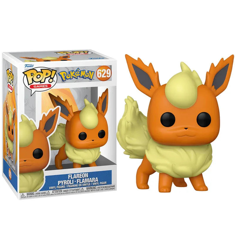 Funko Pop! Pokemon Flareon - Figura da Collezione Vinyl Nerdscape