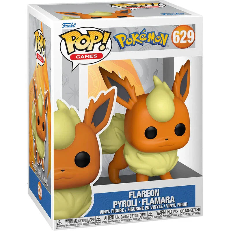 Funko Pop! Pokemon Flareon - Figura da Collezione Vinyl Nerdscape