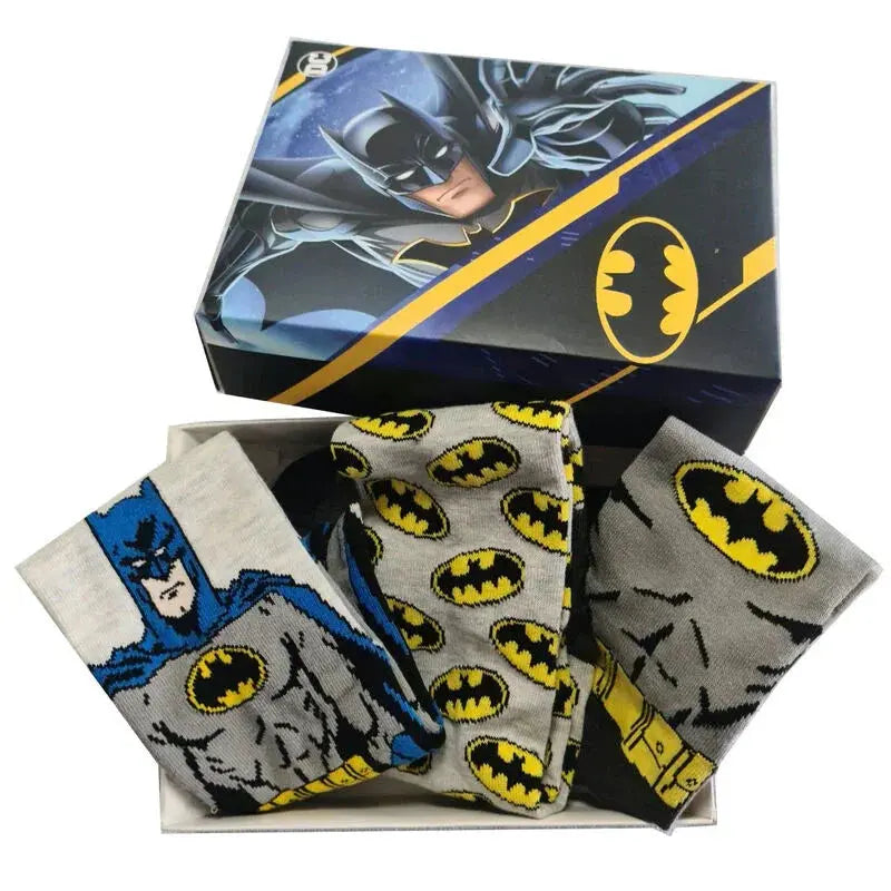 DC Comics Batman 3 Socks Pack Boxed - Nerdscape Nerdscape