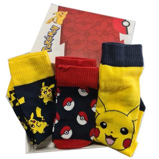 Pokemon 3 Socks Pack Boxed - Nerdscape