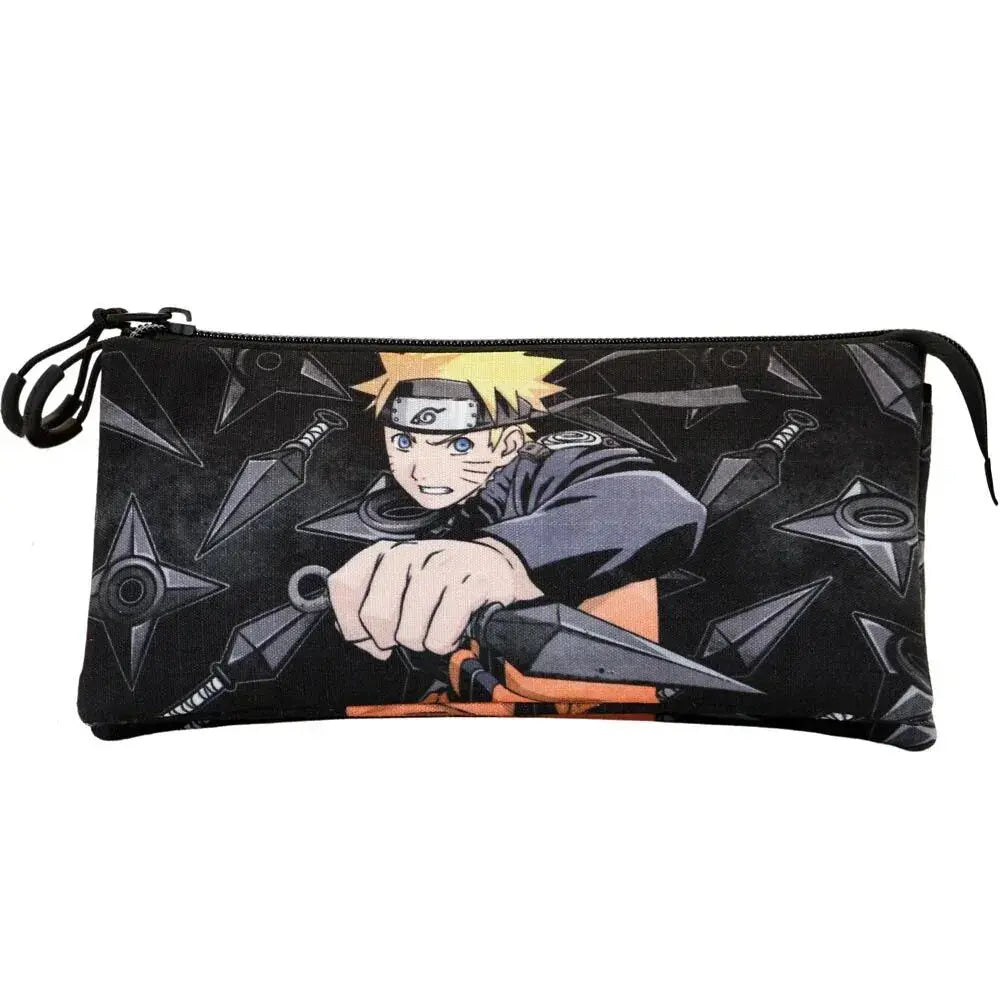 Naruto Shippuden Uzumaki triple pencil case Nerdscape