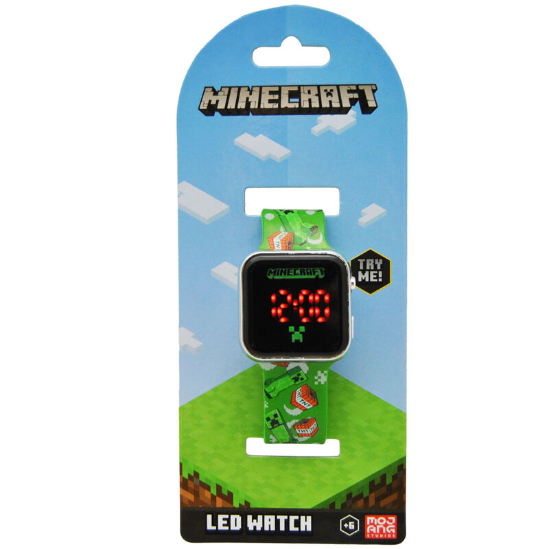 Minecraft led watch Nerdscape