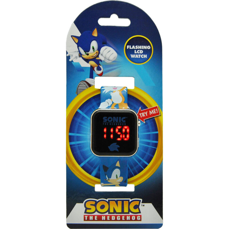 Sonic The Hedgehog led watch Nerdscape