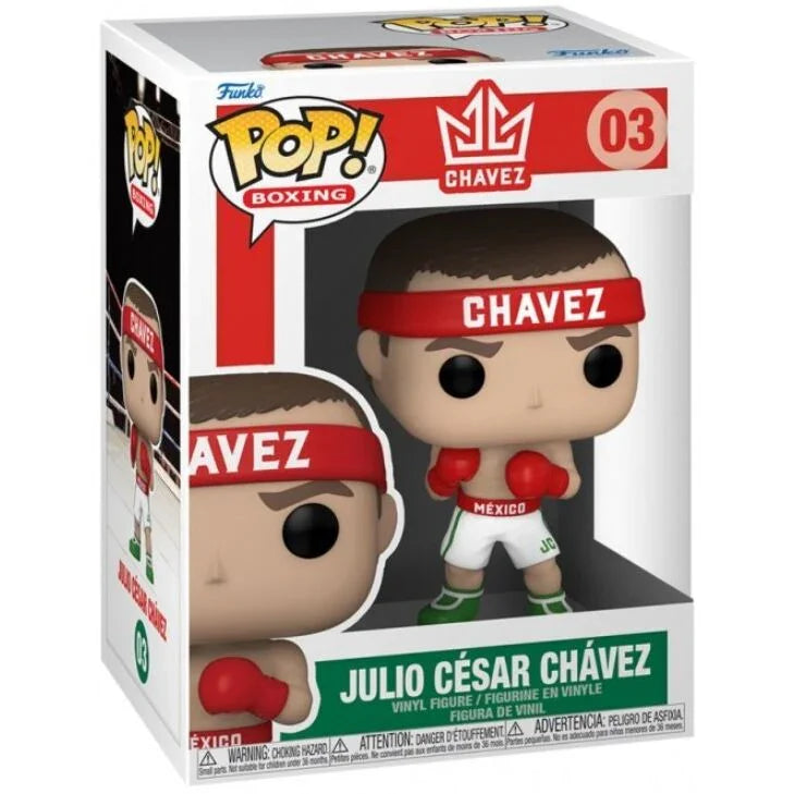 Funko Pop! Julio Cesar Chavez - Figura da Collezione Vinyl Nerdscape