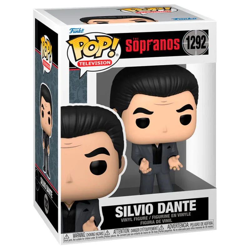 Funko Pop! The Sopranos Silvio - Figura da Collezione Vinyl Nerdscape