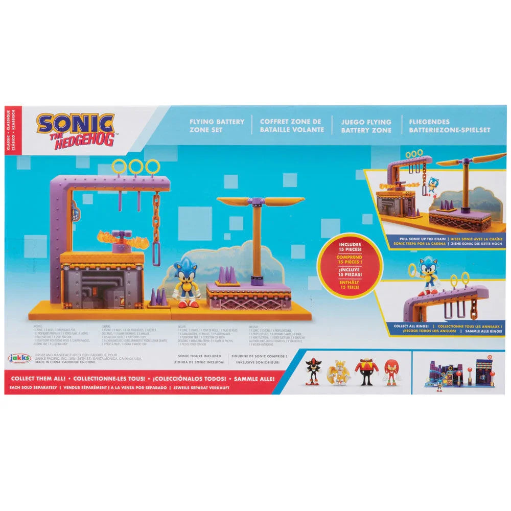 Sonic The Hedgehog Flying Battery Zone playset 6cm Nerdscape