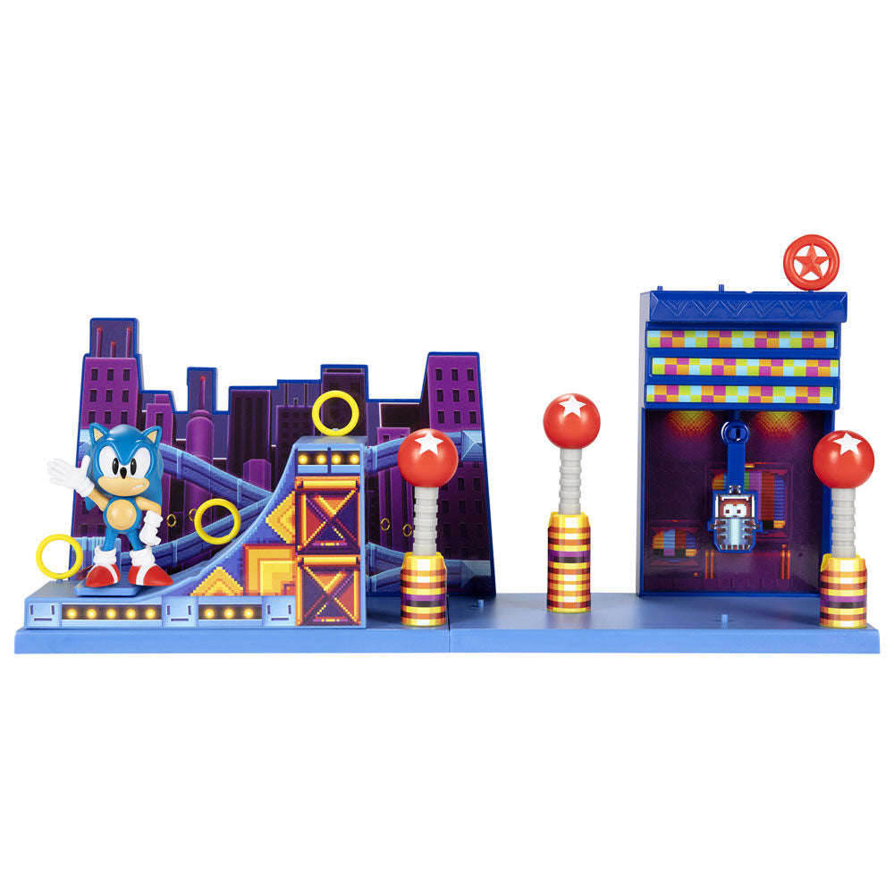 Sonic The Hedgehog Studiopolis Zone playset 6cm Nerdscape
