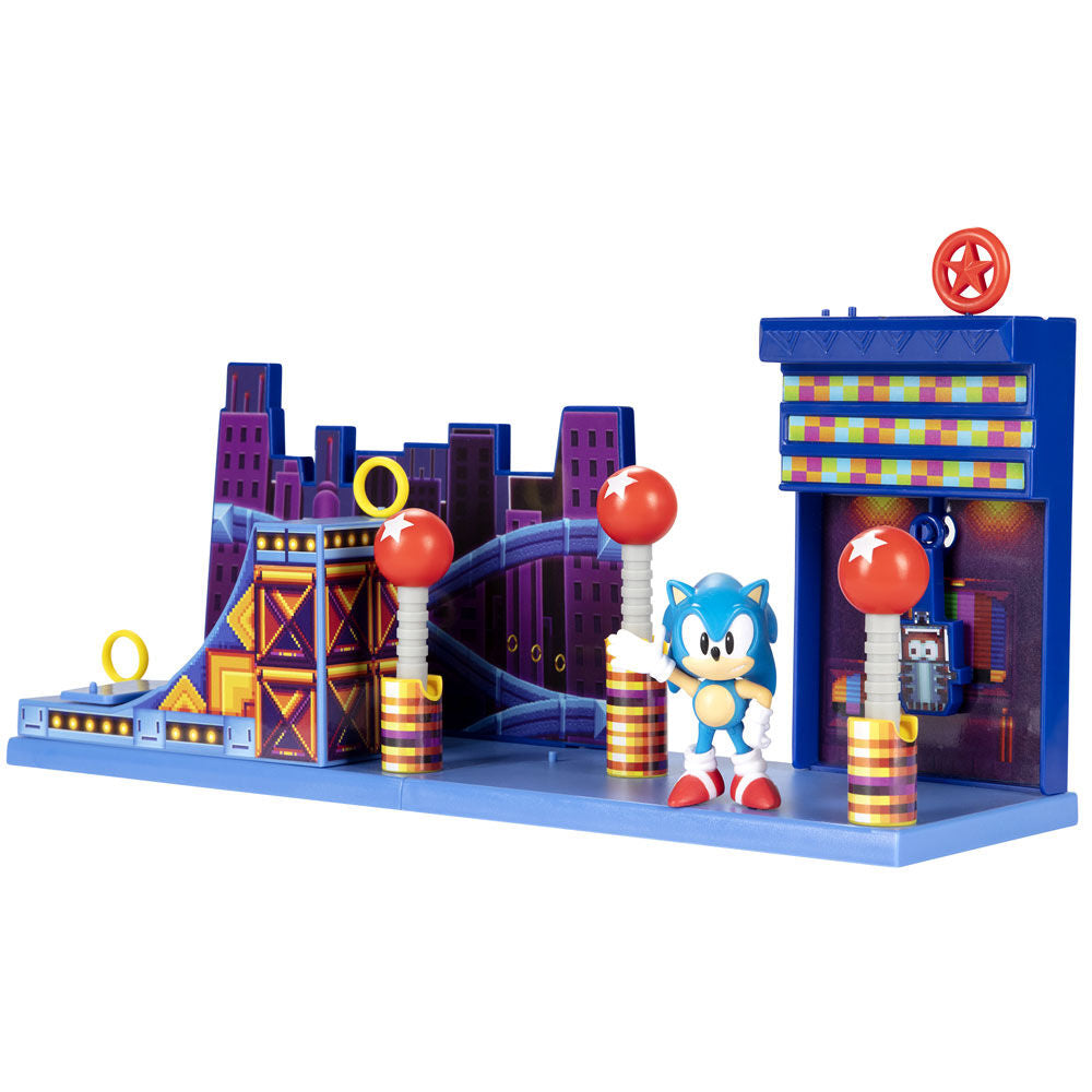 Sonic The Hedgehog Studiopolis Zone playset 6cm Nerdscape