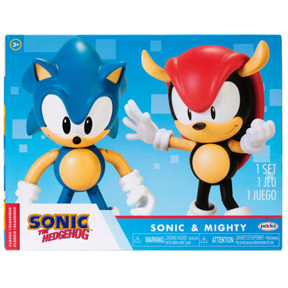 Funko Pop! Sonic The Hedgehog Sonic & Mighty - Figura da Collezione 10cm - Nerdscape Nerdscape