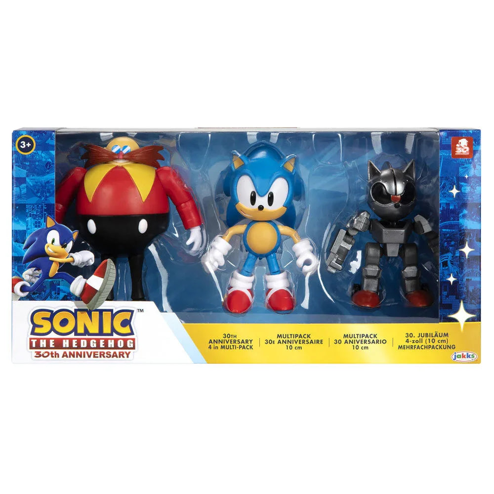 Funko Pop! Sonic The Hedgehog 30th Anniversary Pack 3 Figure da Collezione 10cm - Nerdscape Nerdscape