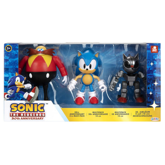 Coffret Sonic le Hérisson 30e anniversaire, 3 figurines de 10 cm