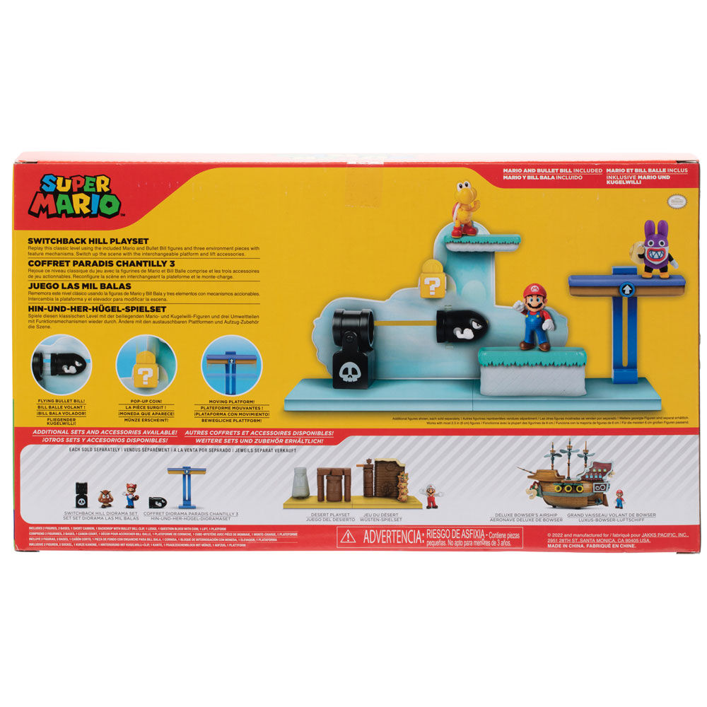 Super Mario Bros Switchback Hill playset Nerdscape
