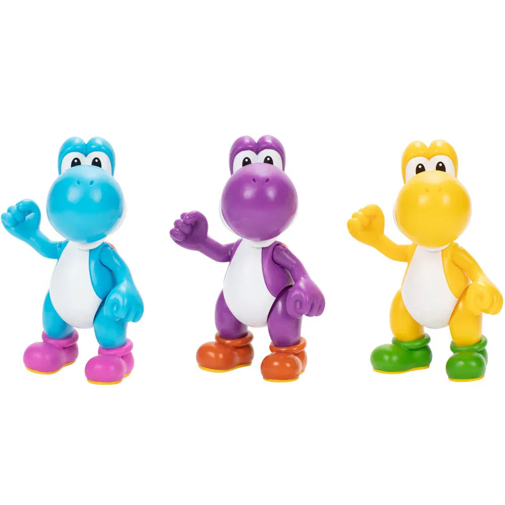 Super Mario Bros Yoshi pack 3 figures 10cm Nerdscape