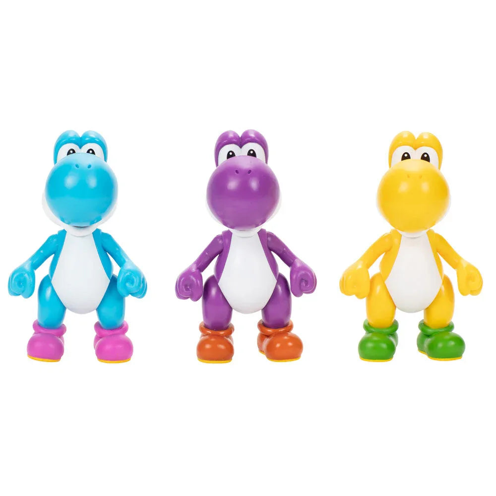 Super Mario Bros Yoshi pack 3 figures 10cm Nerdscape