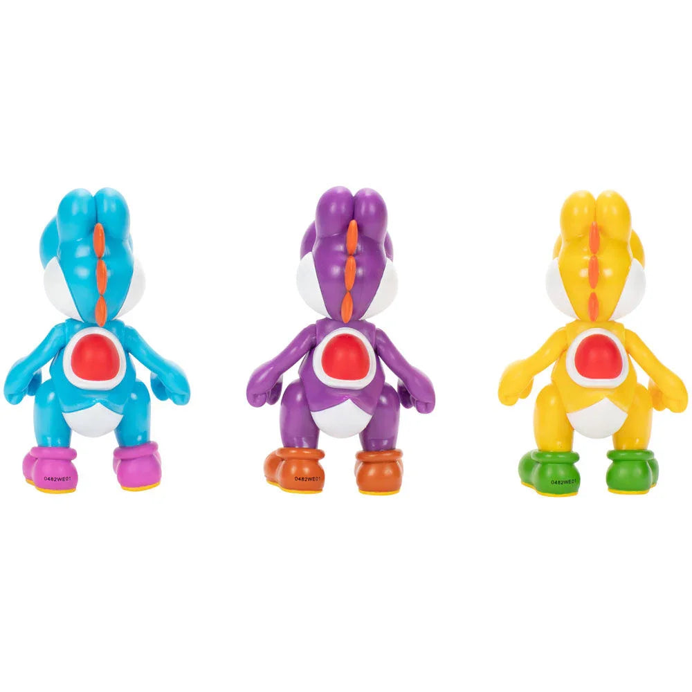Super Mario Bros Yoshi pack 3 figures 10cm Nerdscape