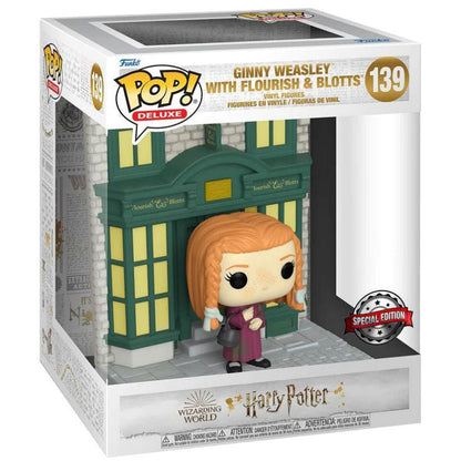 POP figure Harry Potter Diagon Alley Ginny Weasley Flourish & Blotts Exclusive - Nerdscape
