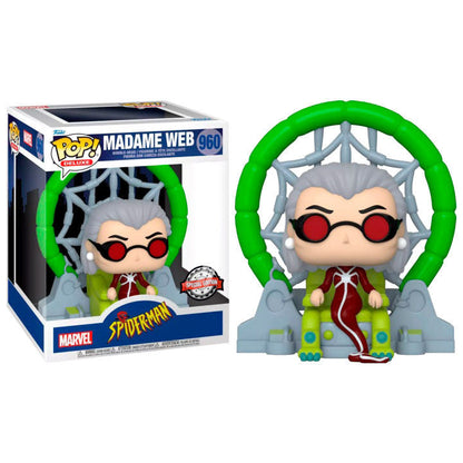 POP figure Marvel Spiderman Madame Web Exclusive Nerdscape