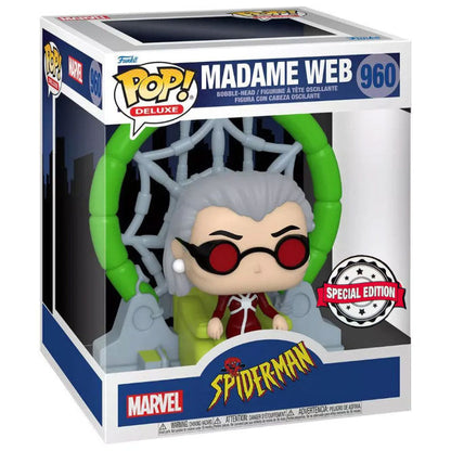 POP figure Marvel Spiderman Madame Web Exclusive Nerdscape
