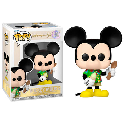Funko Pop! Walt Disney World 50th Anniversary Mickey Mouse - Figura da Collezione Vinyl Nerdscape