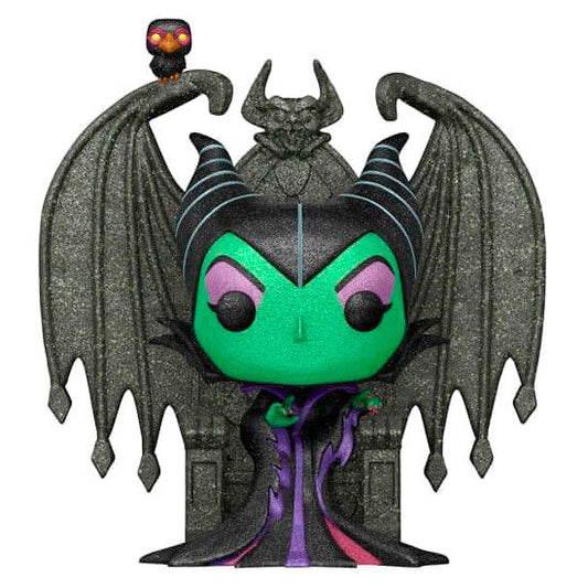Funko Pop! Disney Villains Maleficent on Throne - Figura da Collezione Vinyl Diamond Exclusive