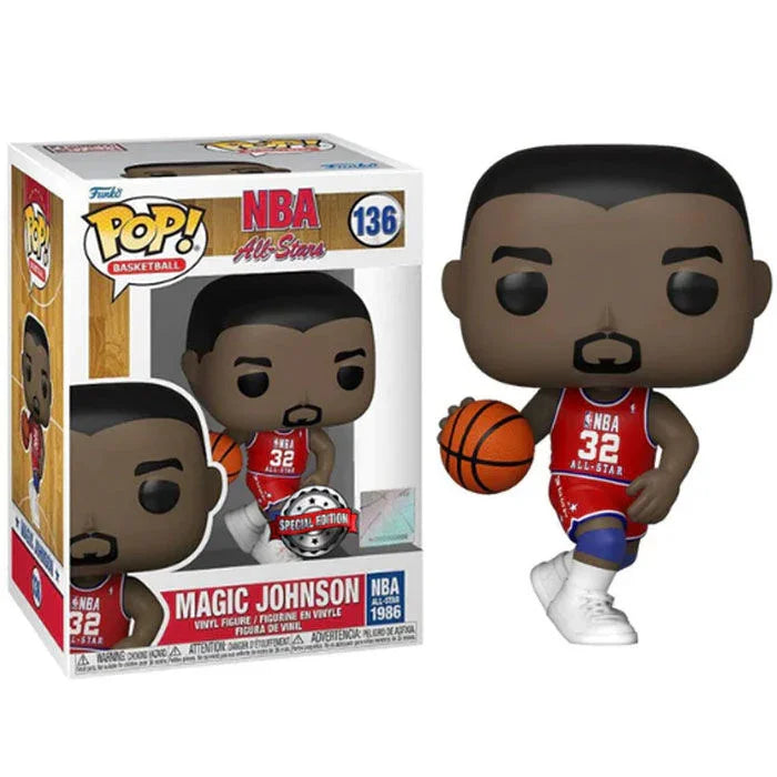 Funko Pop! NBA Legends Magic Johnson - Figura da Collezione Vinyl Nerdscape