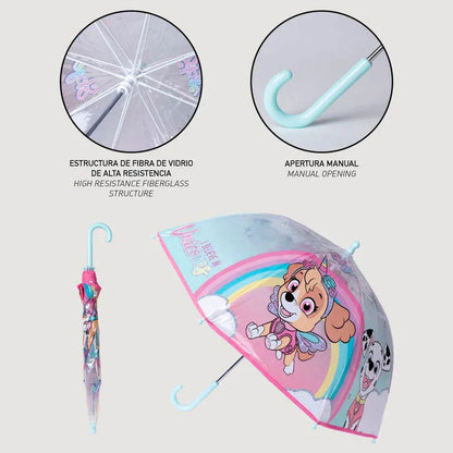 Paw Patrol Skye bubble manual umbrella 45cm Nerdscape