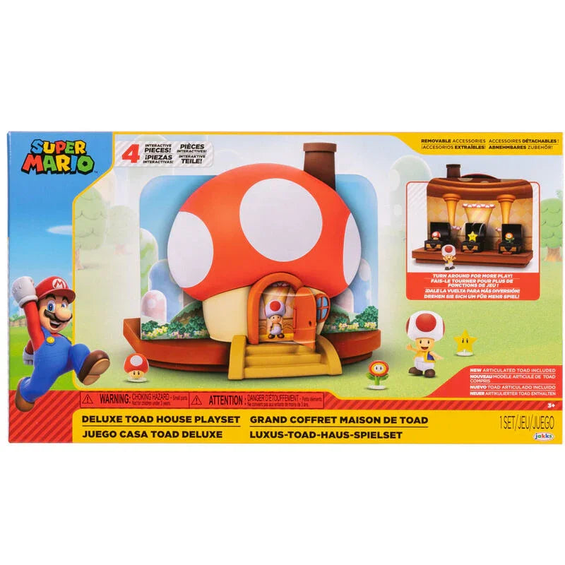 Super Mario Bros House Toad playset Nerdscape
