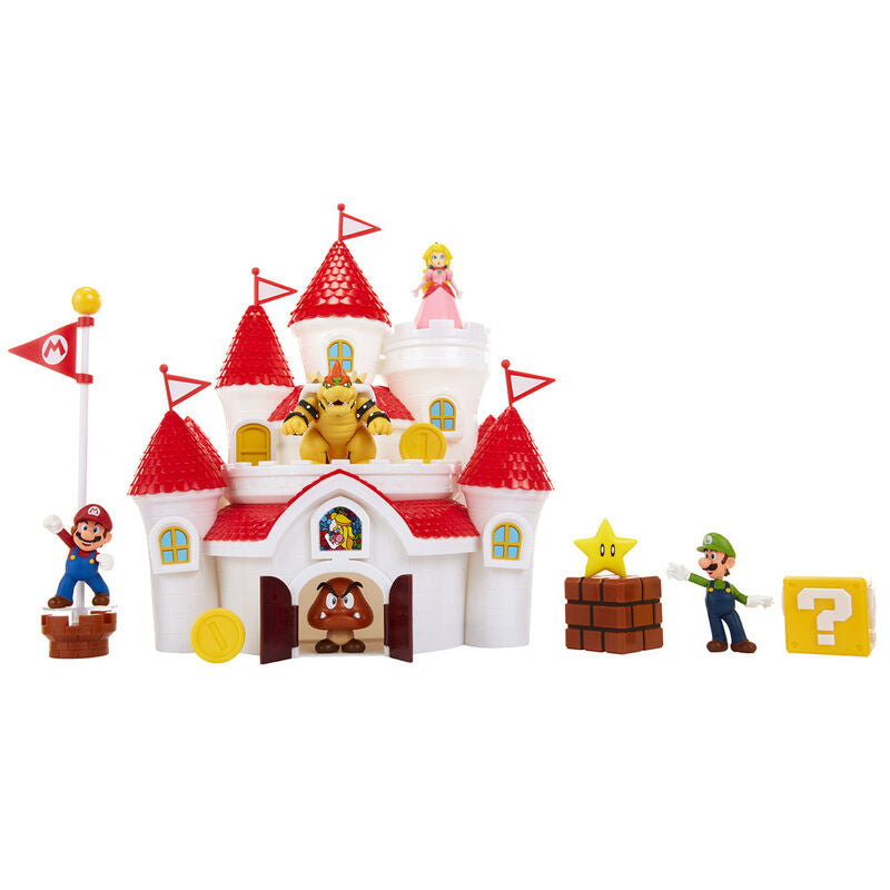 Super Mario Bros Mushroom Kingdom Deluxe Castle playset Nerdscape