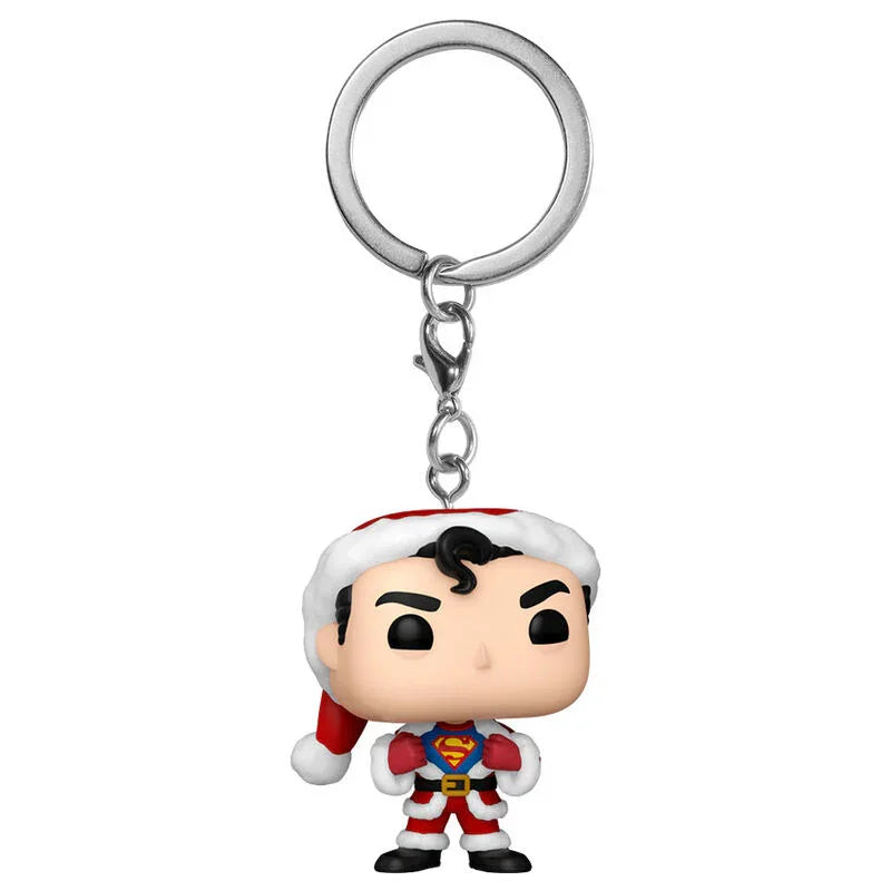 Pocket POP Keychain DC Comics Holiday Superman Exclusive Nerdscape