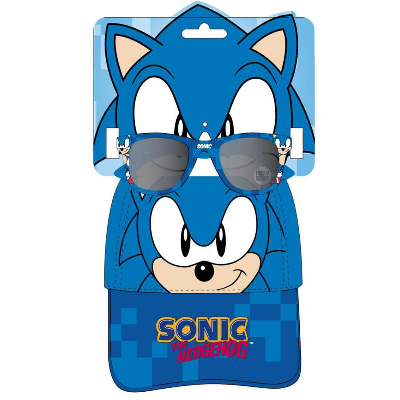 Sonic The Hedgehog set cap + sunglasses Nerdscape